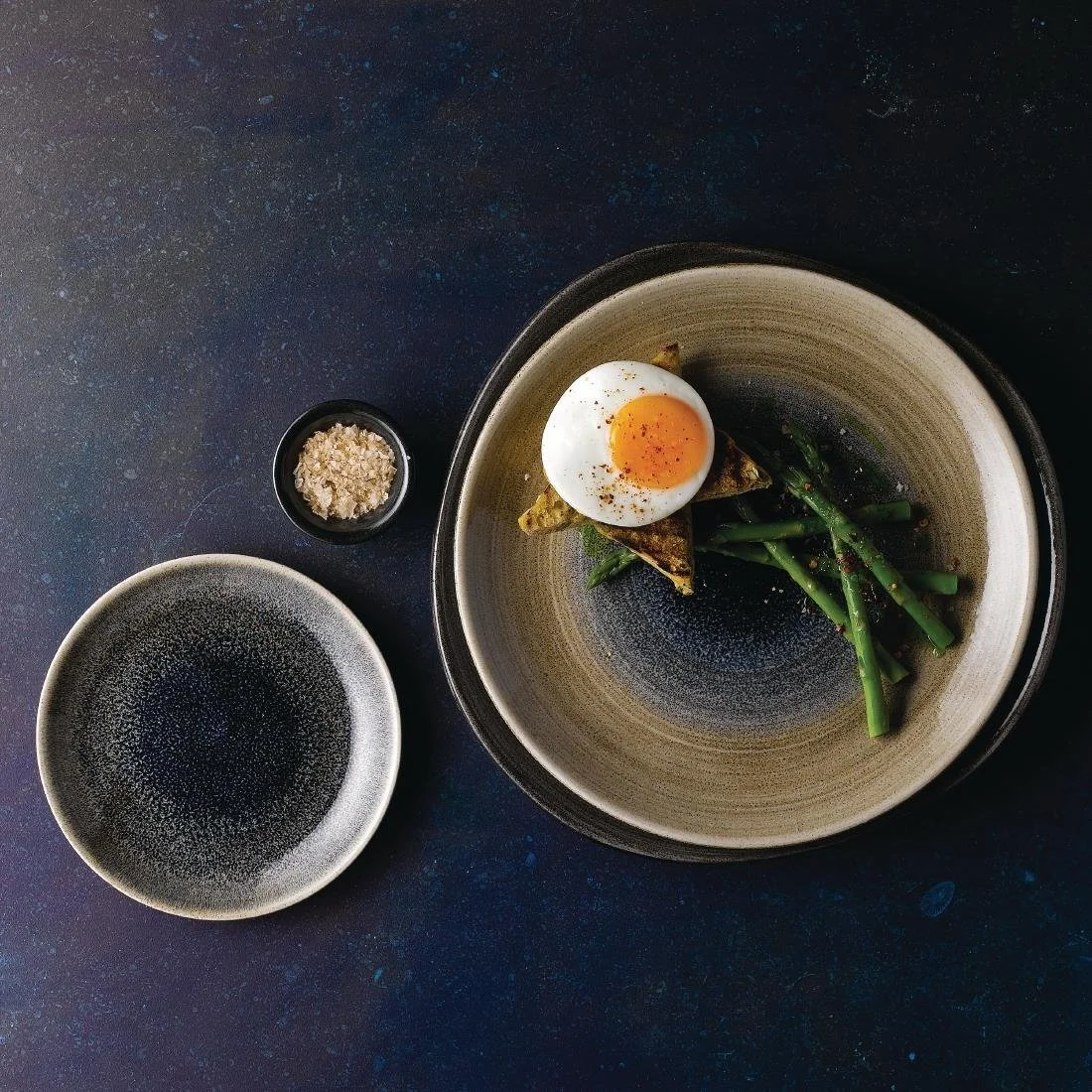 Churchill Stonecast Aqueous Coupe Plates Bayou Taupe 217mm (12 Pack) - Image 7