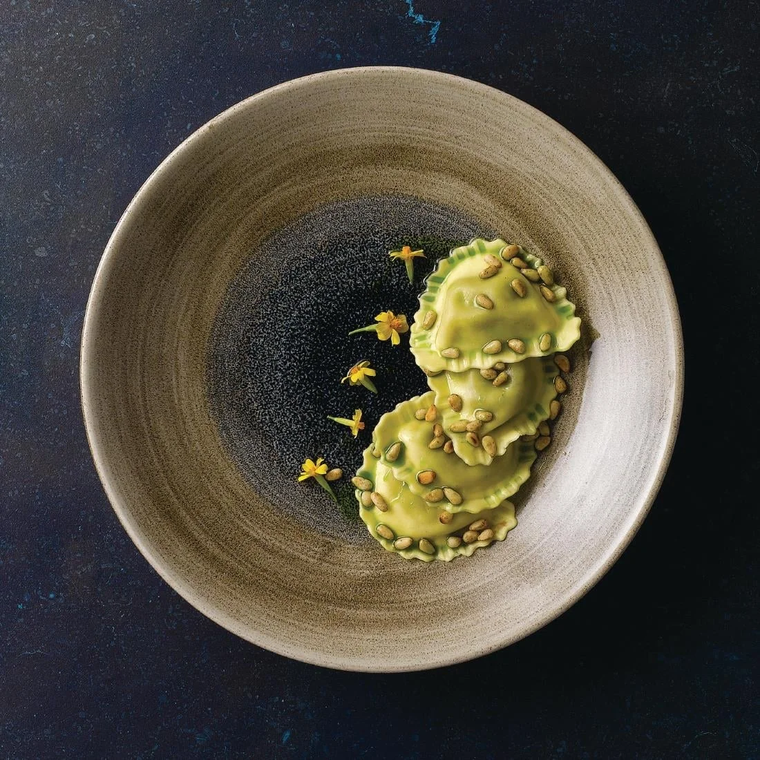 Churchill Stonecast Aqueous Deep Coupe Plates Bayou Taupe 281mm (12 Pack) - Image 5