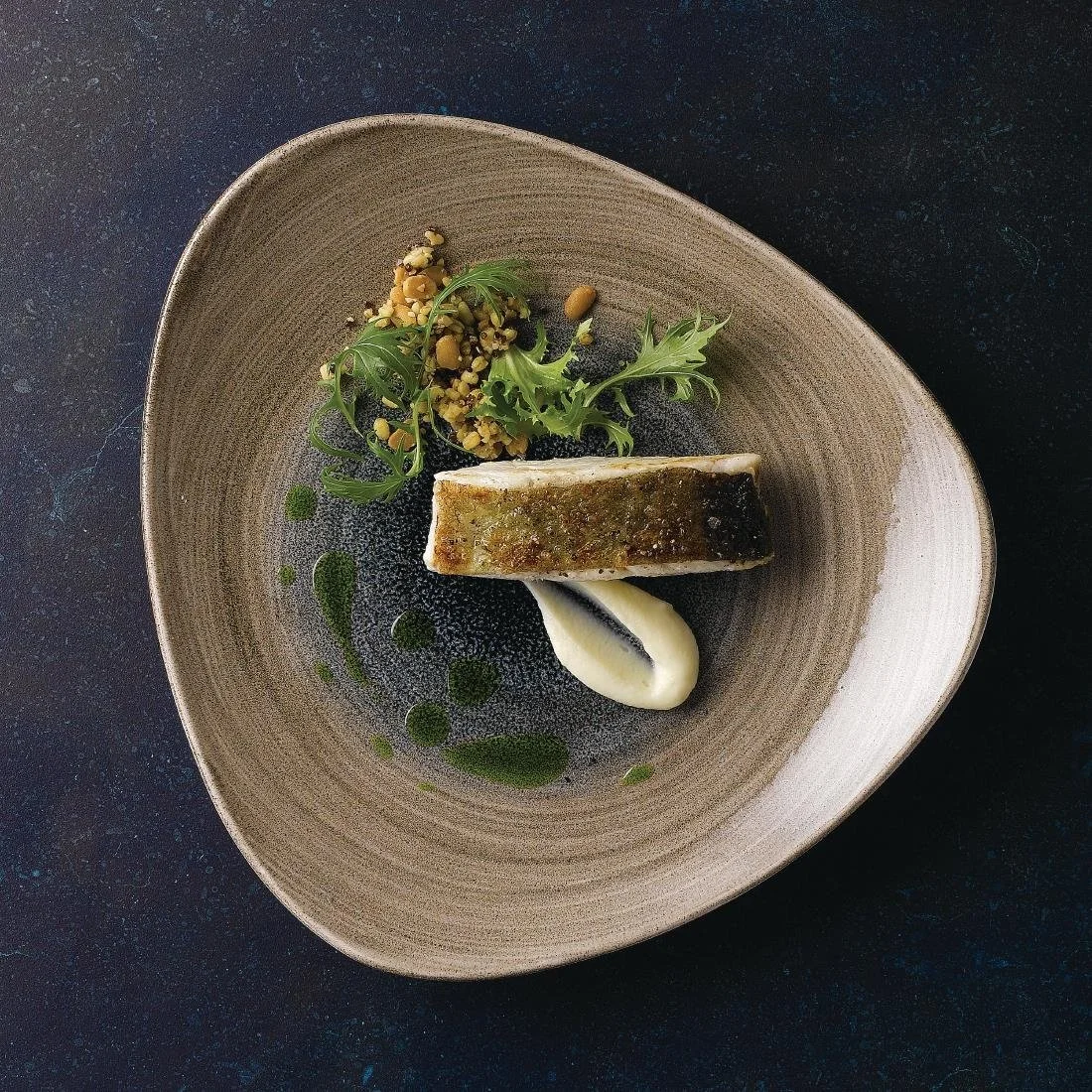 Churchill Stonecast Aqueous Deep Coupe Plates Bayou Taupe 281mm (12 Pack) - Image 8