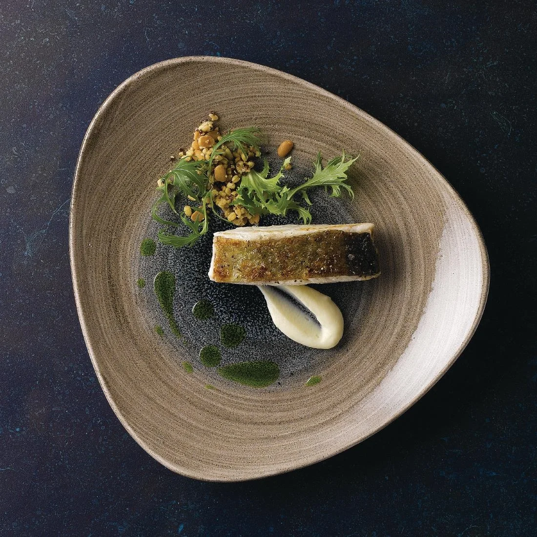 Churchill Stonecast Aqueous Deep Coupe Plates Bayou Taupe 281mm (12 Pack) - Image 8