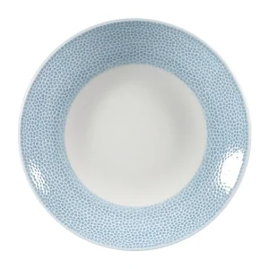 Churchill Isla Deep Coupe Plates Ocean Blue 255mm (12 Pack)