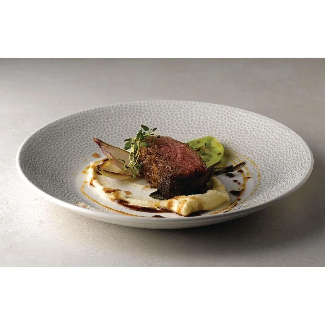 Churchill Isla Deep Coupe Plates Shale Grey 281mm (12 Pack) - Image 5