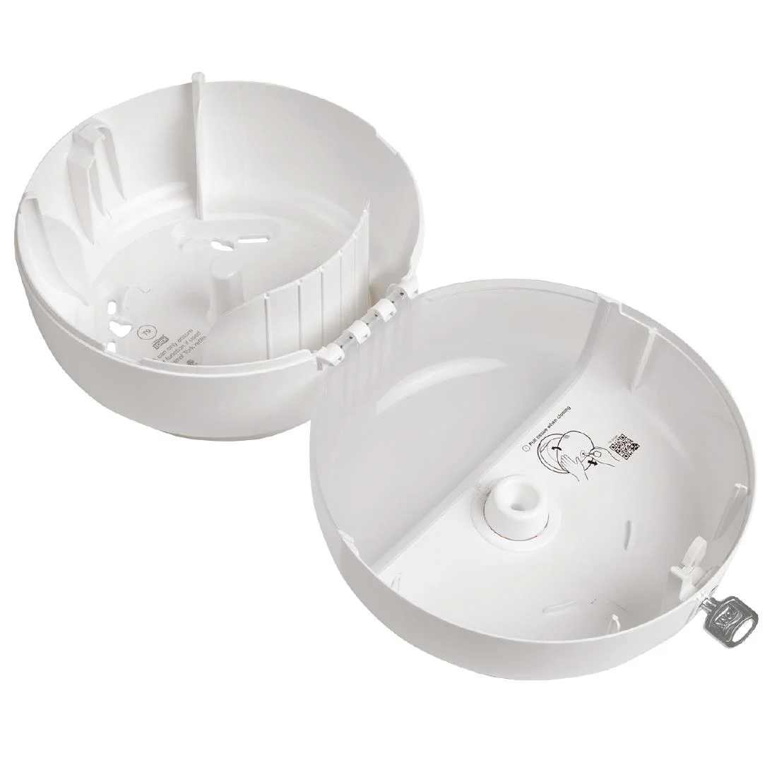 Tork SmartOne Mini Toilet Paper Roll Dispenser White T9 - Image 9