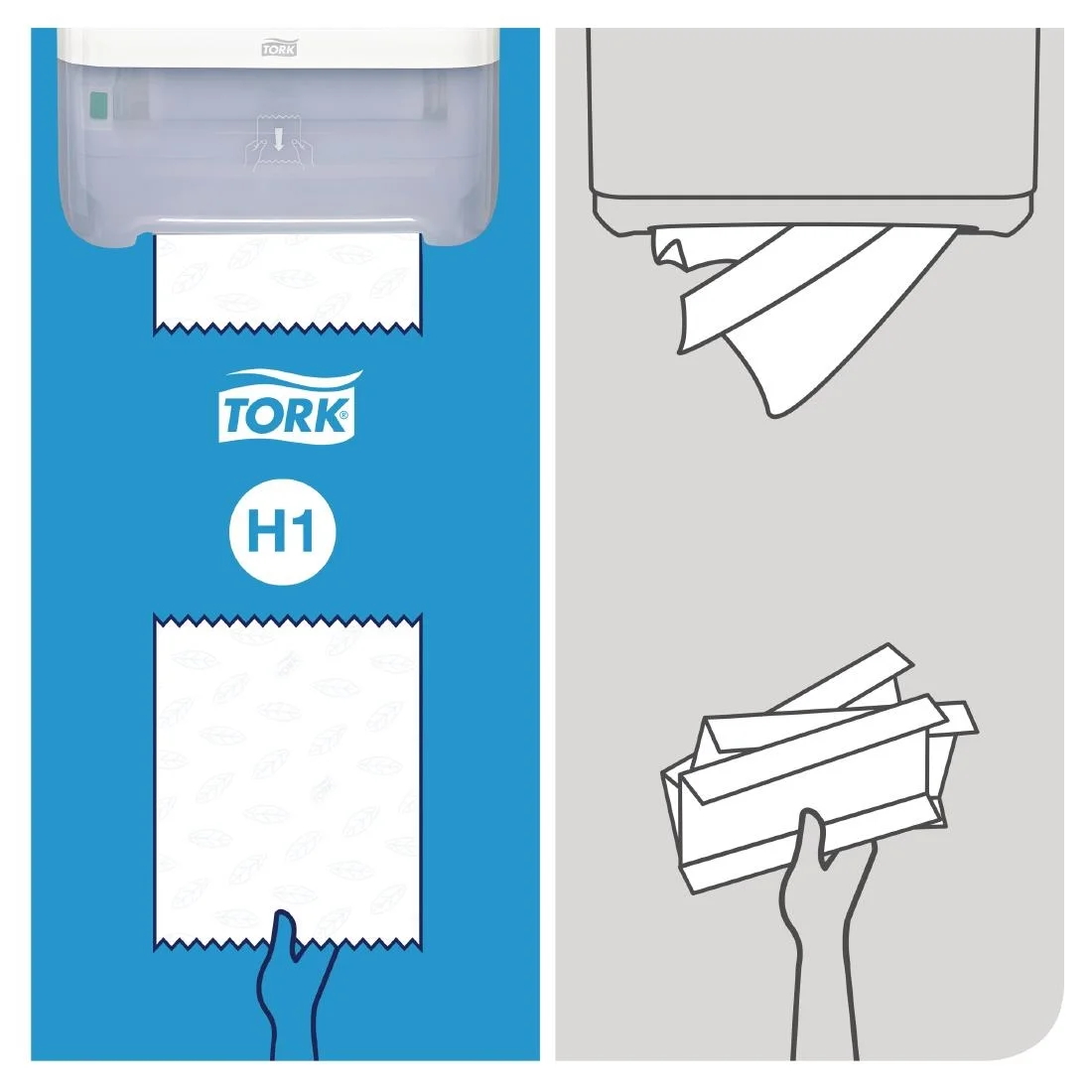 Tork Matic Hand Towel Roll Dispenser White H1 - Image 3