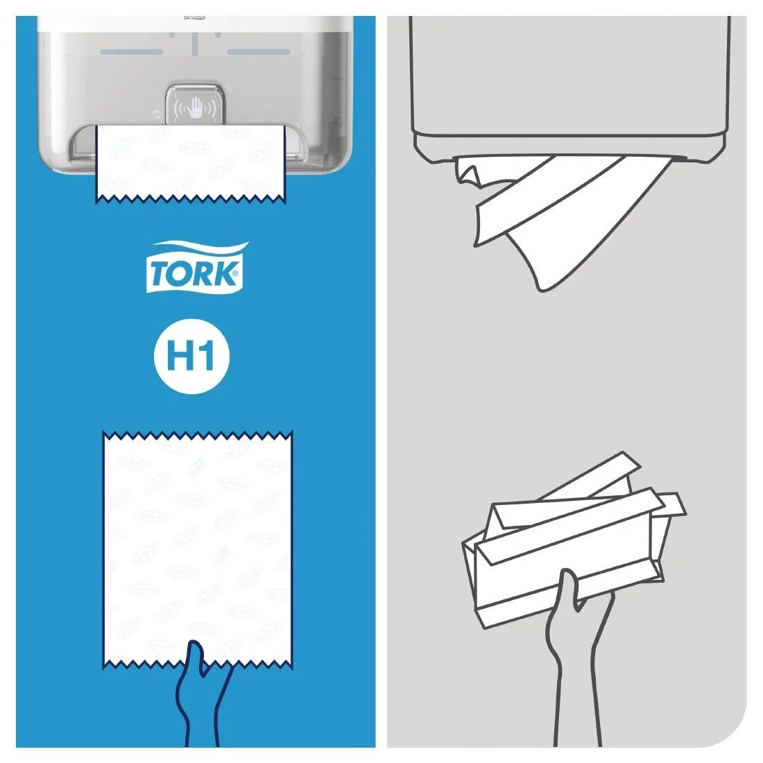 Tork Matic Automatic Hand Towel Roll Dispenser White H1 - Image 3