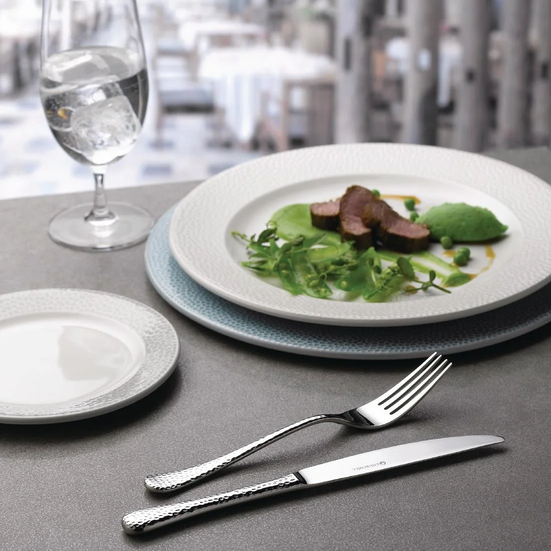 Churchill Isla Footed Plates White 276mm (12 Pack) - Image 2