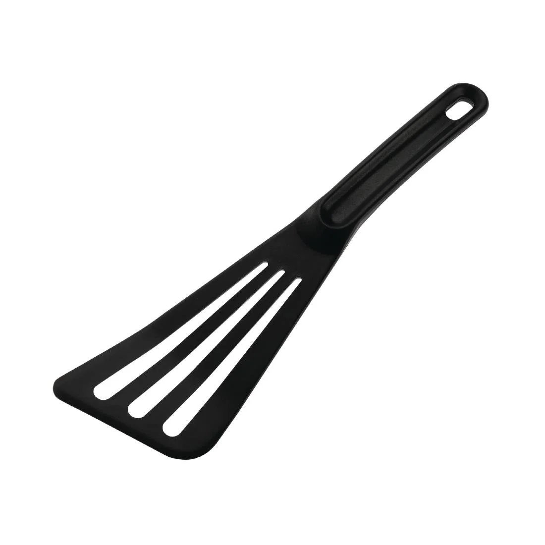 Matfer Bourgeat Pelton Exoglass Slotted Spatula 30cm Black