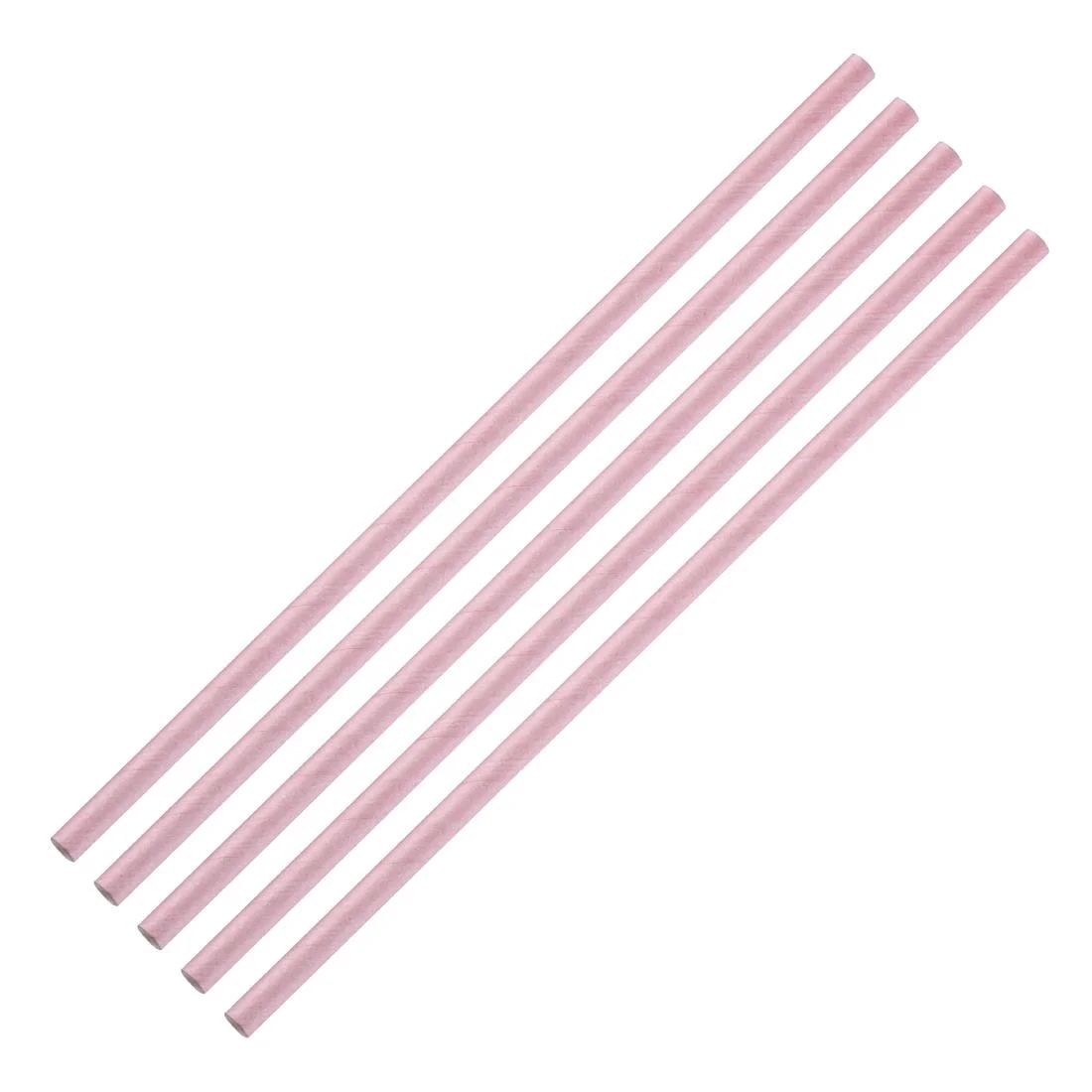 Fiesta Compostable Paper Straws Pink (Pack of 250) - Image 5