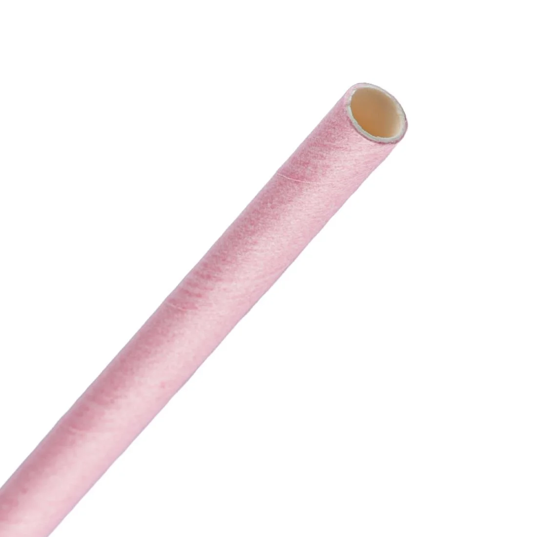 Fiesta Compostable Paper Straws Pink (Pack of 250) - Image 6