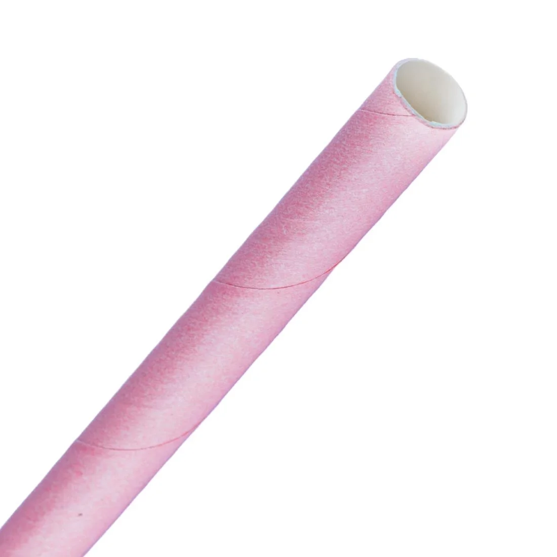 Fiesta Compostable Paper Smoothie Straws Pink (Pack of 250) - Image 3