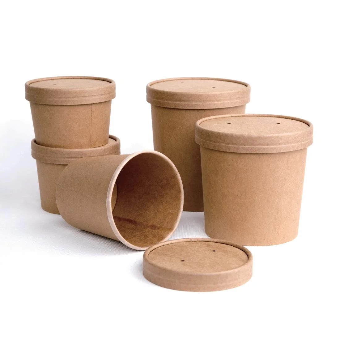 Fiesta Compostable Soup Containers 98mm 340ml / 12oz (Pack of 500) - Image 6