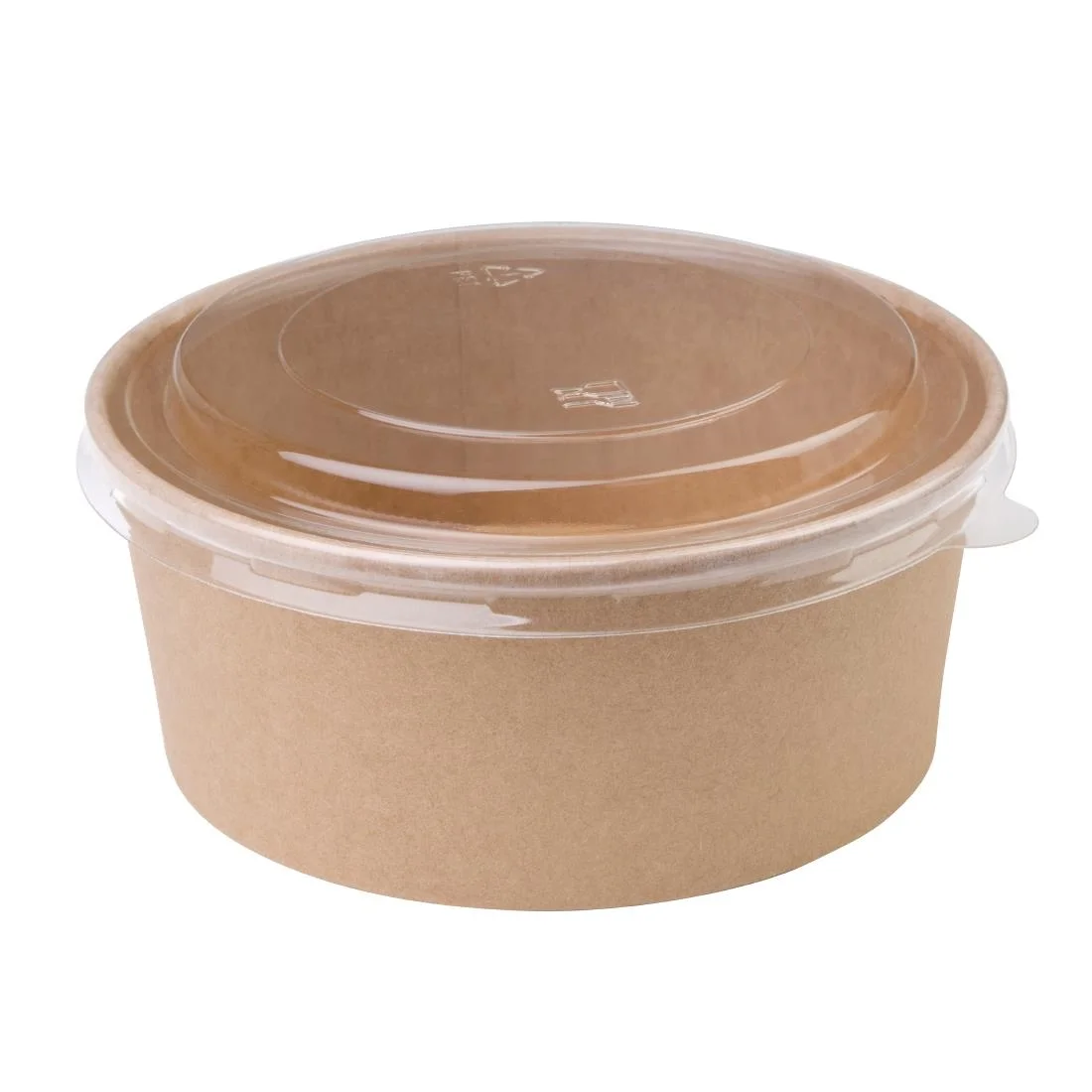 Fiesta Compostable Round Kraft Salad Bowls 750ml / 26oz (Pack of 300) - Image 4
