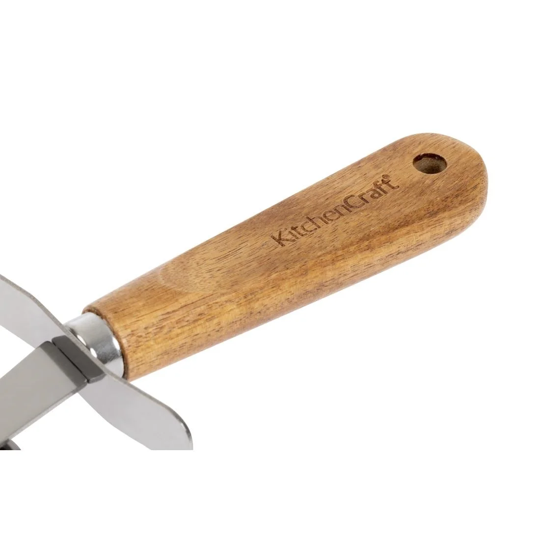 Kitchen Craft Italian Wood Handled Pizza Wheel 2.5" - Image 3