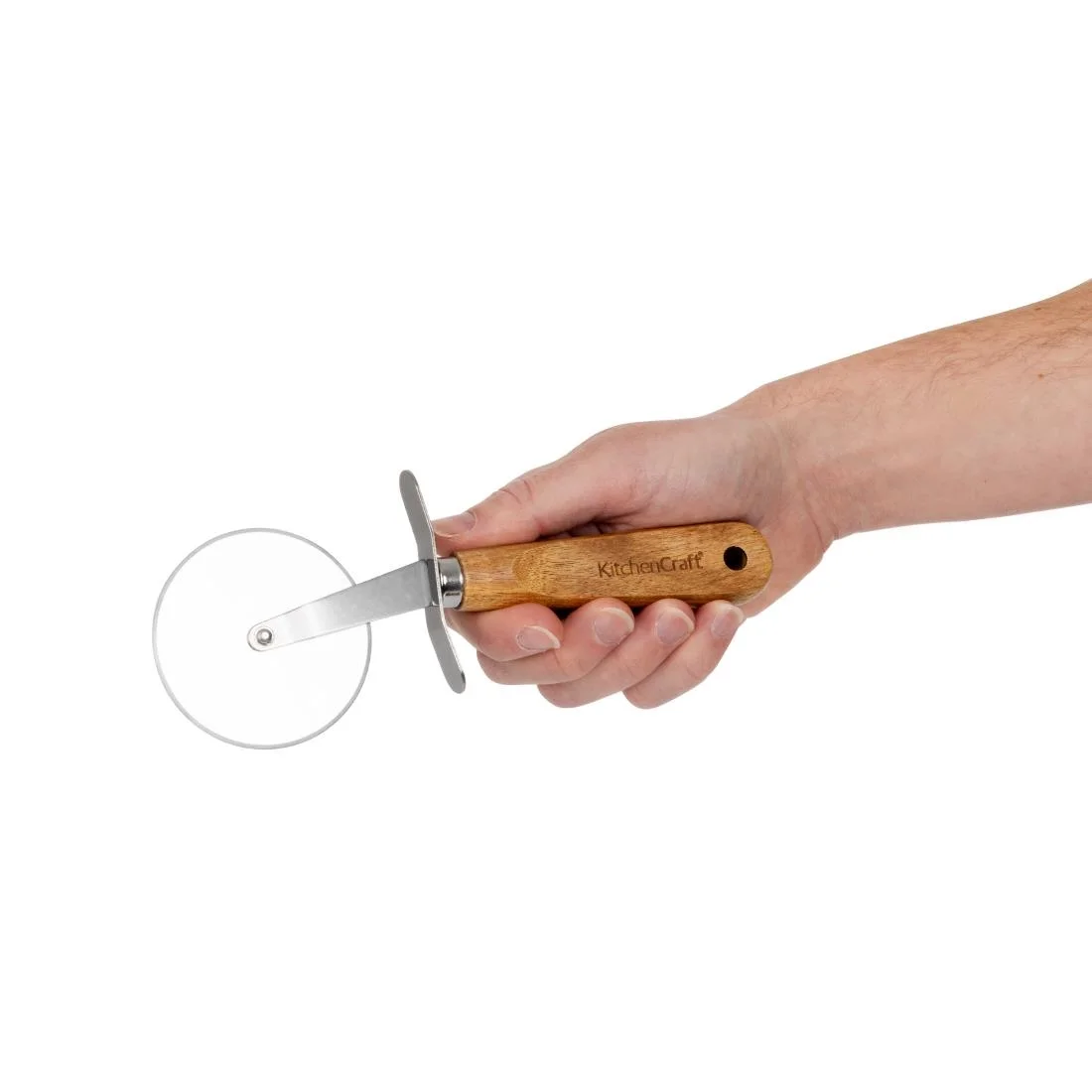 Kitchen Craft Italian Wood Handled Pizza Wheel 2.5" - Image 4