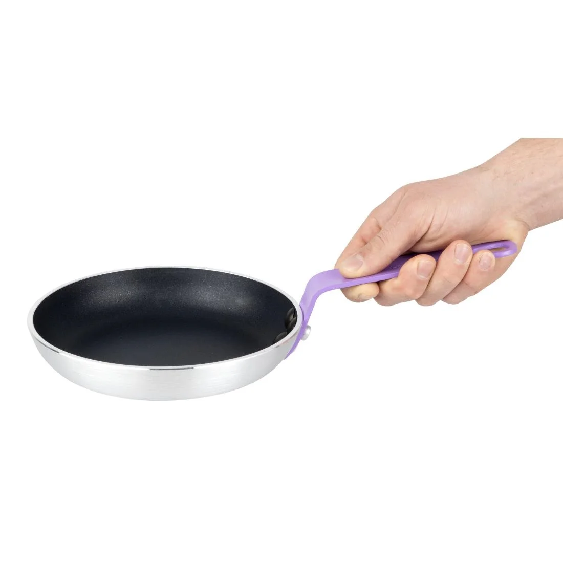 Hygiplas Aluminium Non-Stick Teflon Platinum Plus Frying Pan Purple 20cm - Image 6