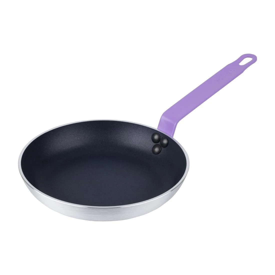 Hygiplas Aluminium Non-Stick Teflon Platinum Plus Frying Pan Purple 24cm