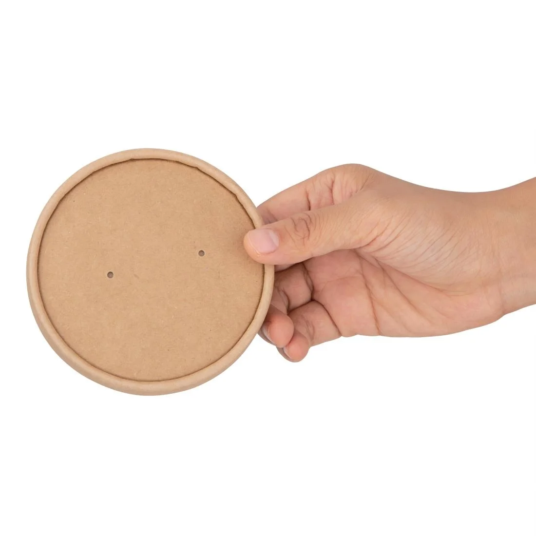 Fiesta Compostable Paper Soup Container Lids 98mm (Pack of 500) - Image 2
