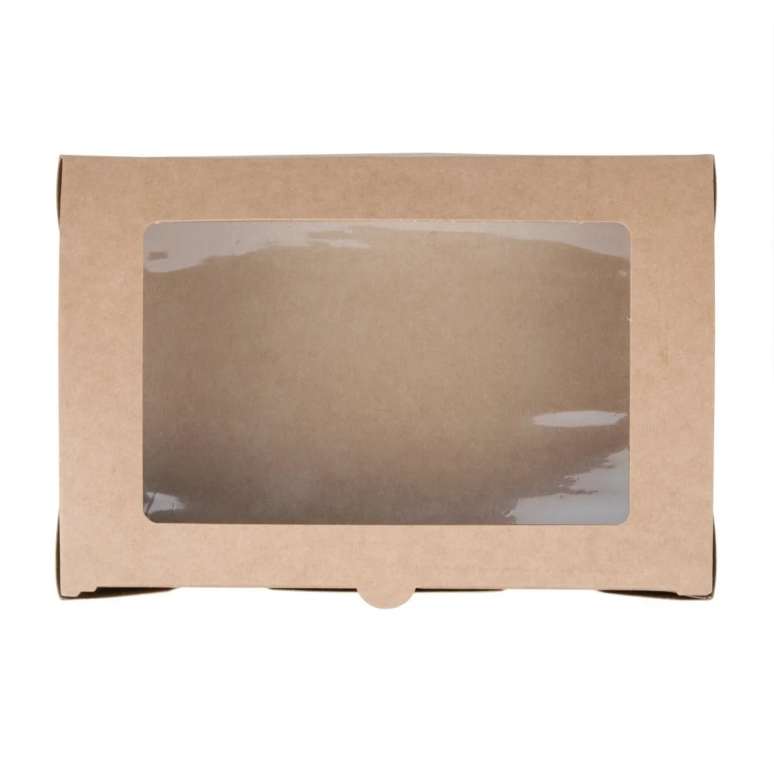 Fiesta Compostable Salad Boxes with PLA Windows 1600ml (Pack of 200) - Image 2