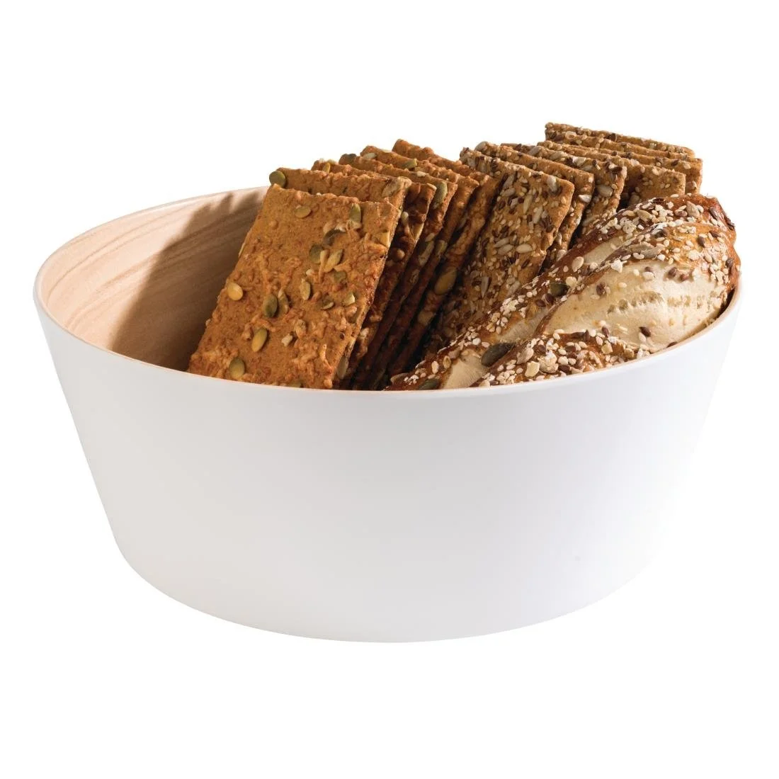 APS Frida Bowl Wood & White 125(Ø)mm 250ml - Image 2
