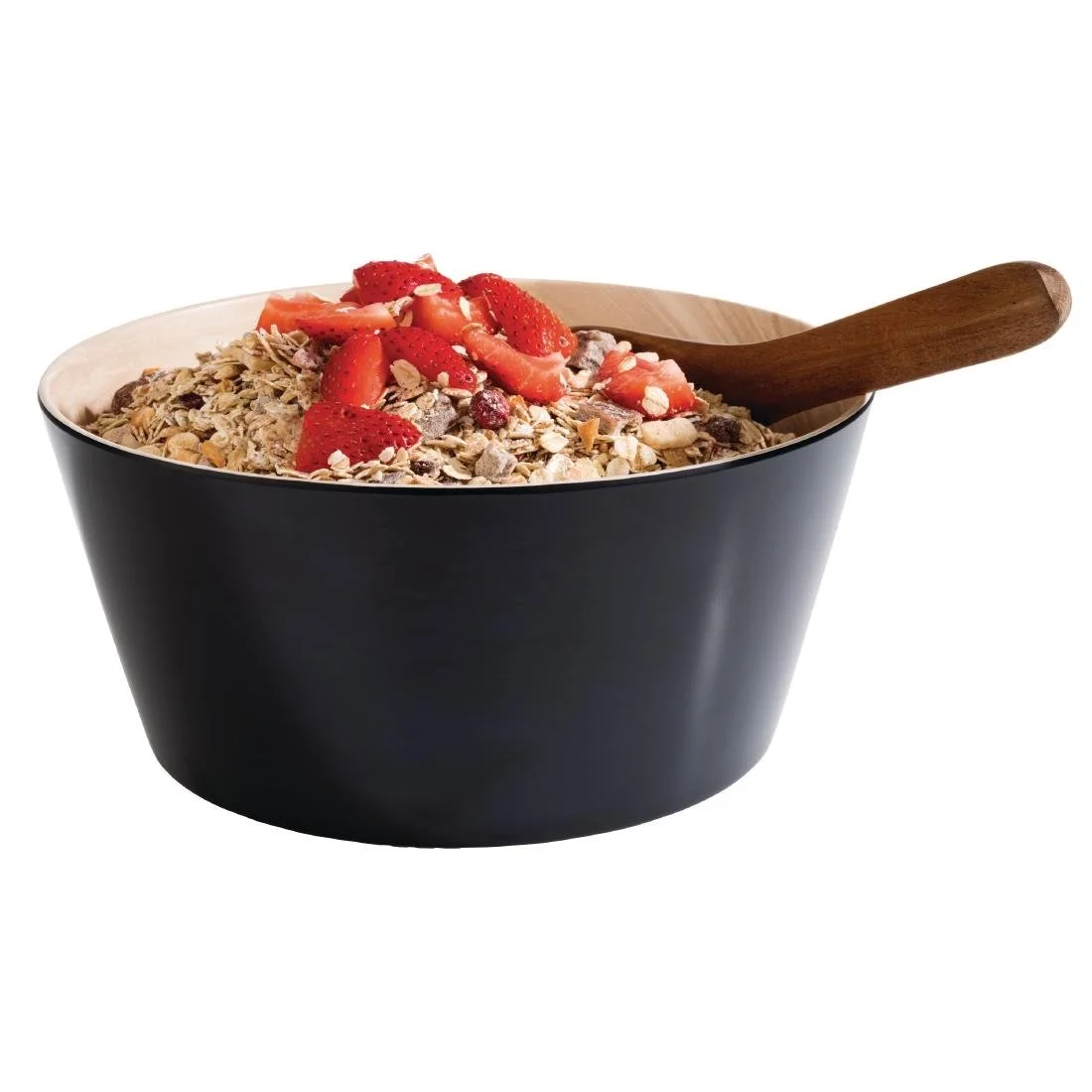APS Frida Bowl Wood & Black 200(Ø)mm 1.2Ltr - Image 4