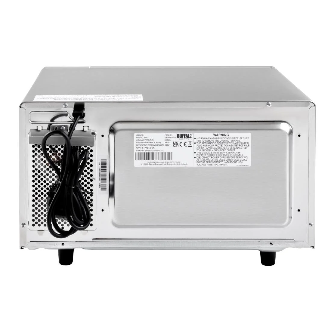 Buffalo Programmable Commercial Microwave 25ltr 1000W - Image 8