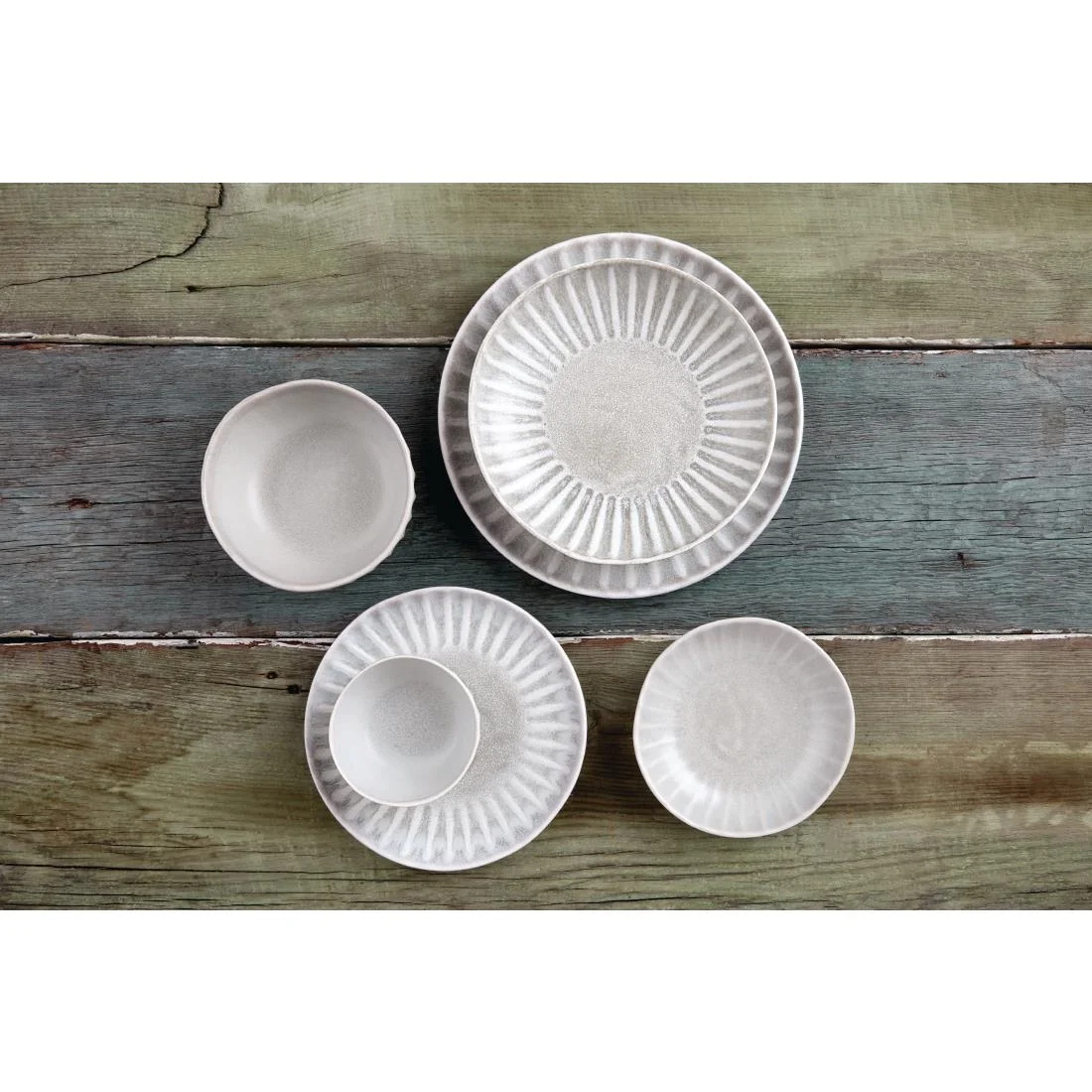 Olympia Corallite Plates Concrete Grey 280mm (6 Pack) - Image 9