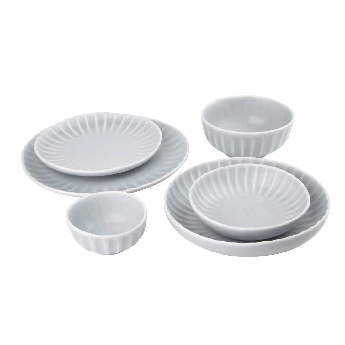 Olympia Corallite Plates Concrete Grey 205mm (6 Pack) - Image 12