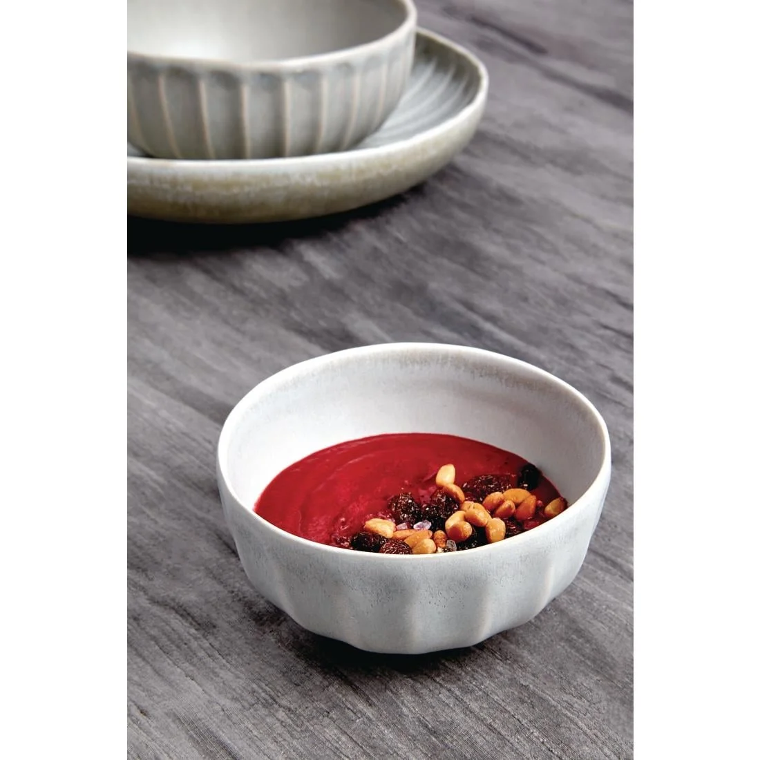 Olympia Corallite Deep Bowls Concrete Grey 105mm (12 Pack) - Image 6