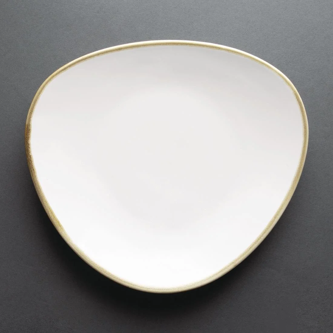 Olympia Kiln Triangular Plates Chalk 280mm (4 Pack) - Image 3