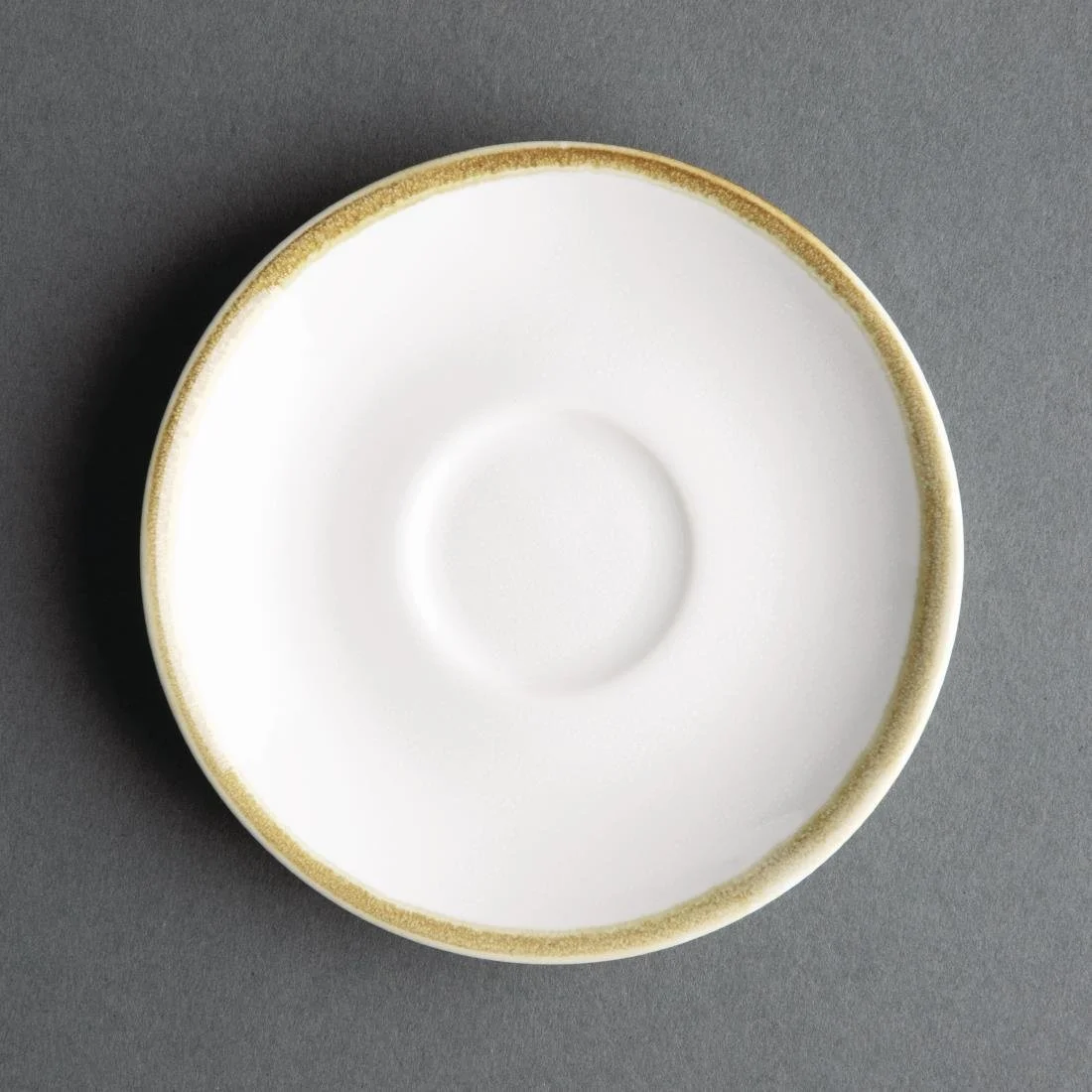 Olympia Kiln Espresso Cups Saucers Chalk 115mm (6 Pack) - Image 5