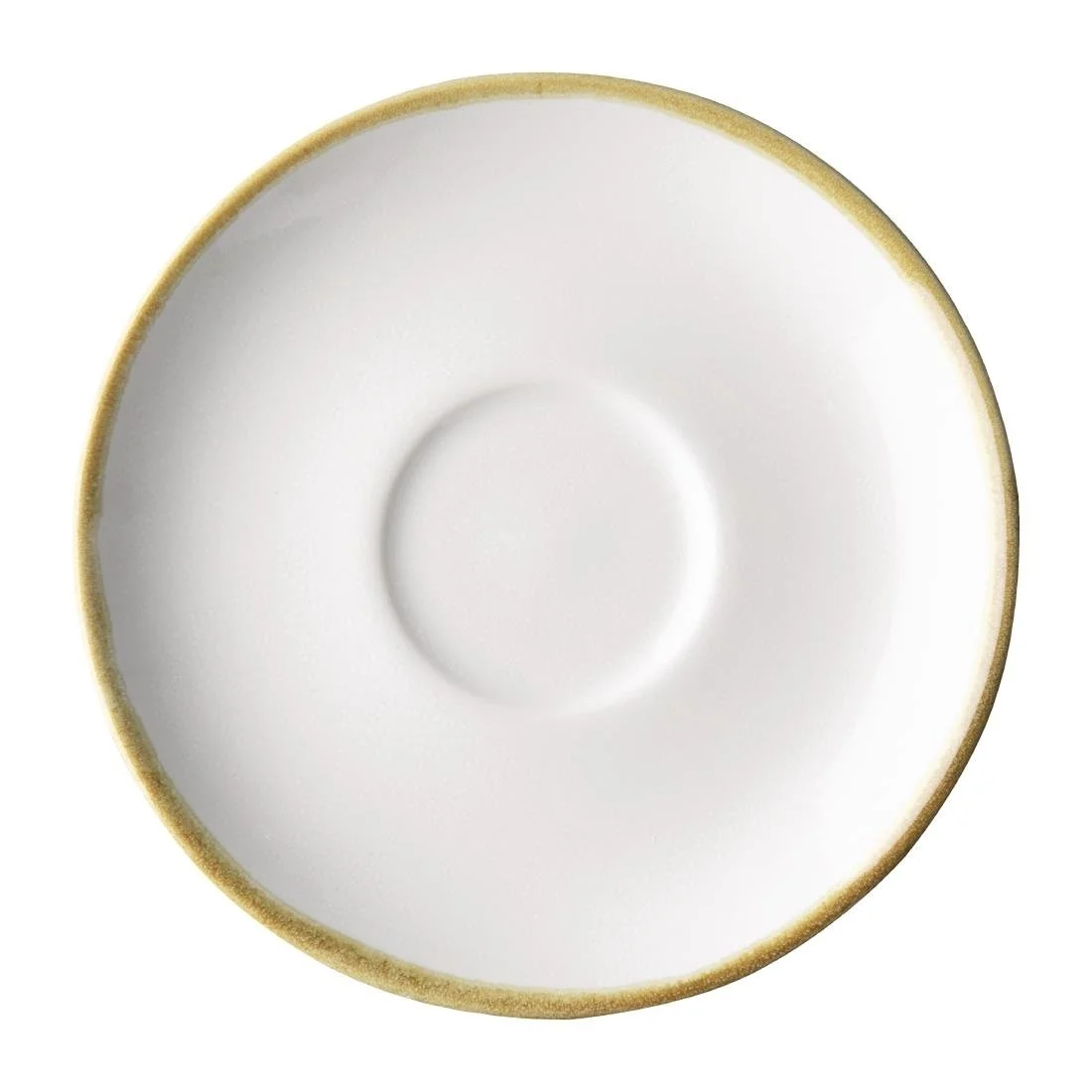 Olympia Kiln 230ml Cups Saucers Chalk 140mm (6 Pack)