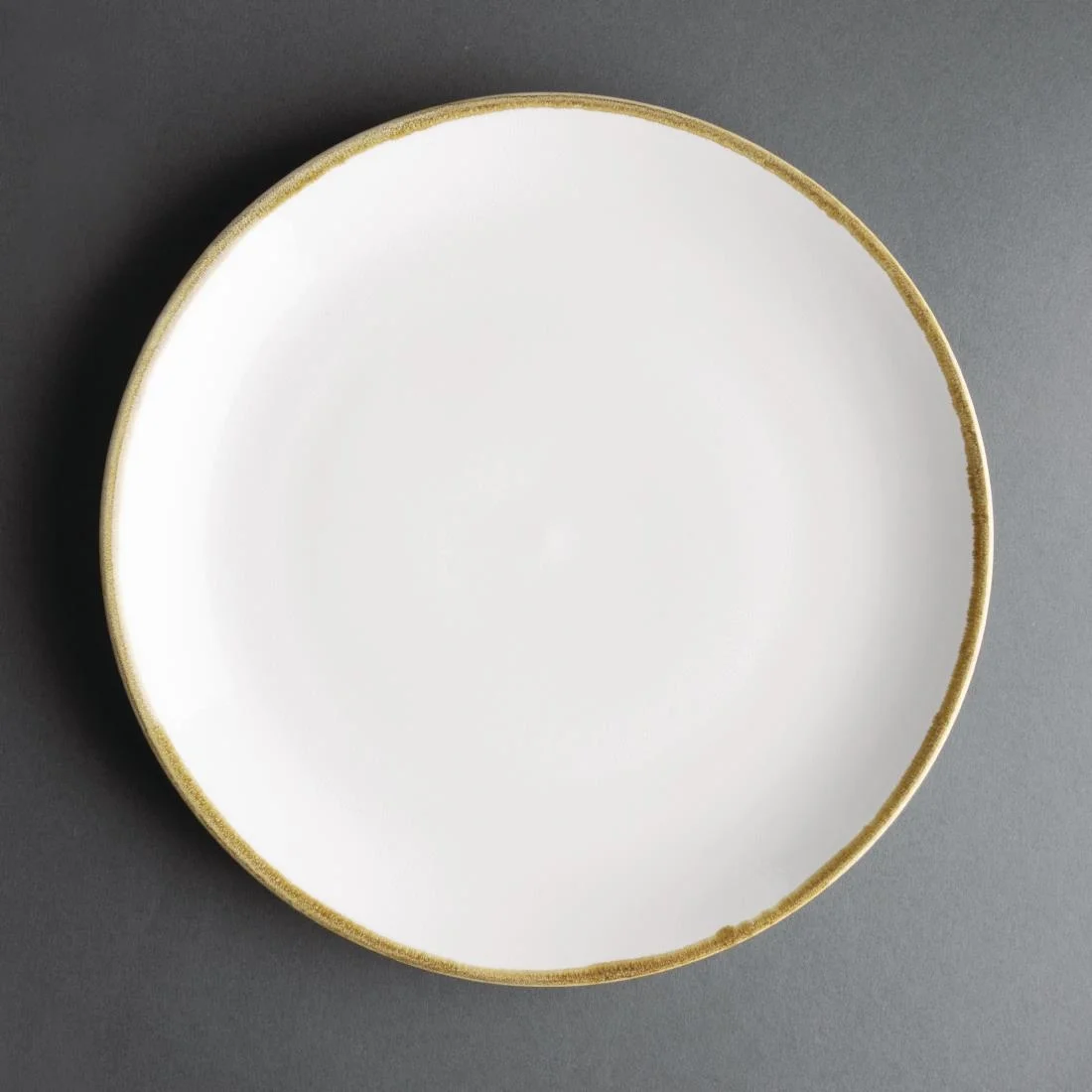 Olympia Kiln Chalk Round Coupe Plates 280mm (4 Pack) - Image 3