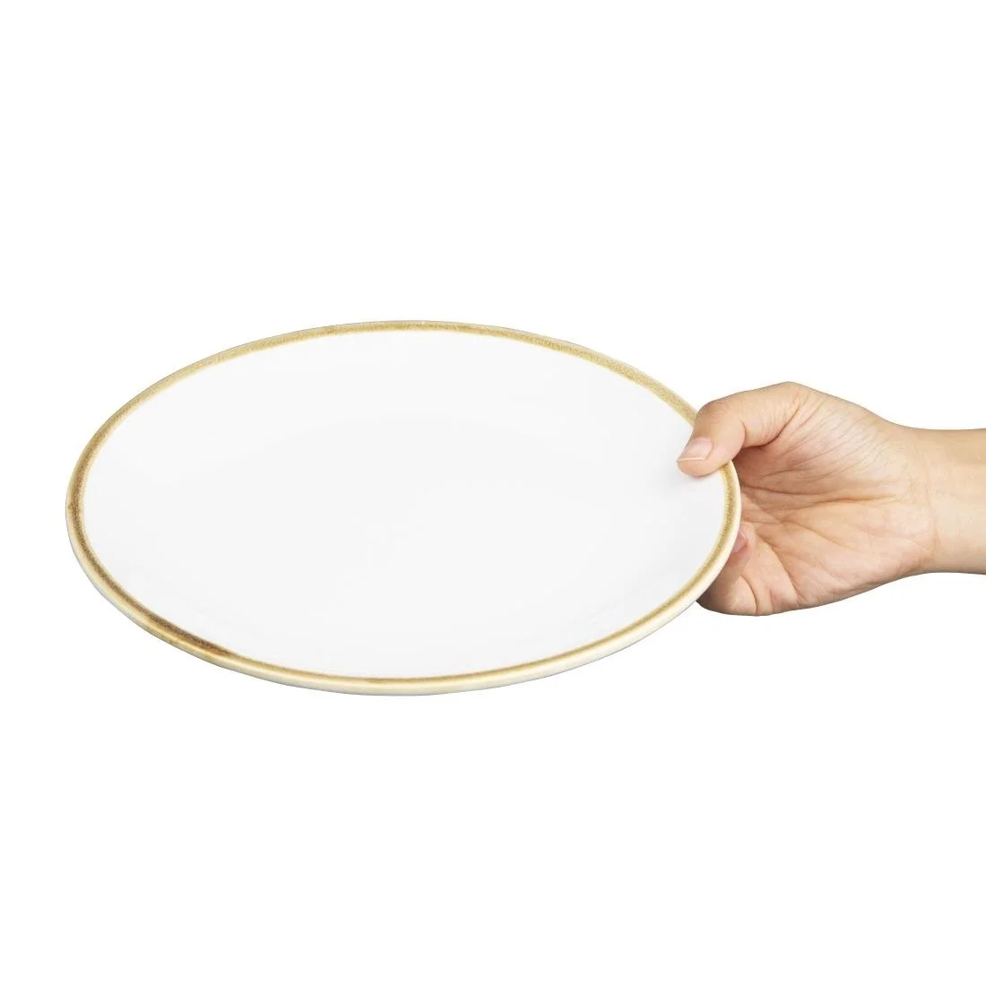 Olympia Kiln Coupe Plates Chalk 230mm (6 Pack) - Image 3