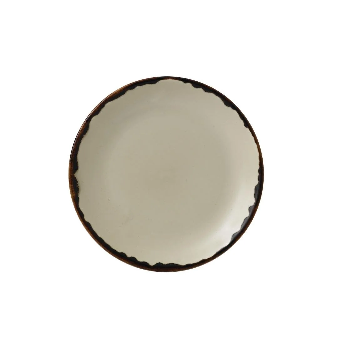 Dudson Harvest Evolve Coupe Plates Linen 165mm (12 Pack)