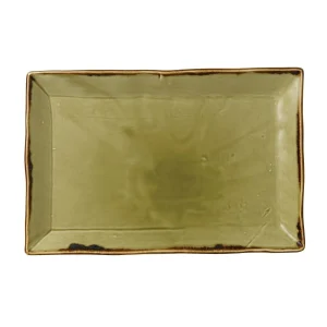 Dudson Harvest Rectangular Trays Green 192 x 284mm (6 Pack)
