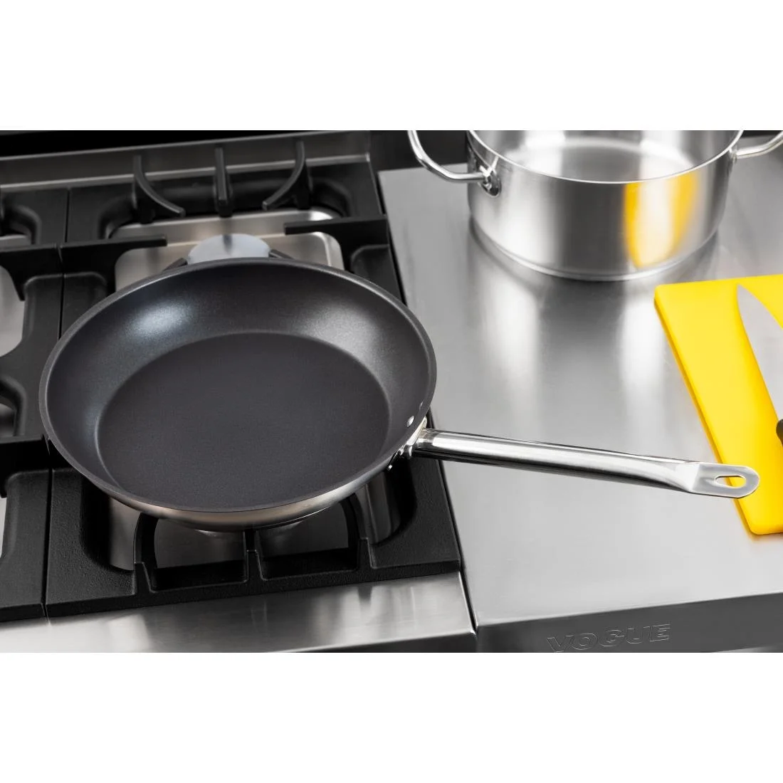 Vogue Stainless Steel Non-Stick Teflon Platinum Plus Frying Pan 28cm - Image 7