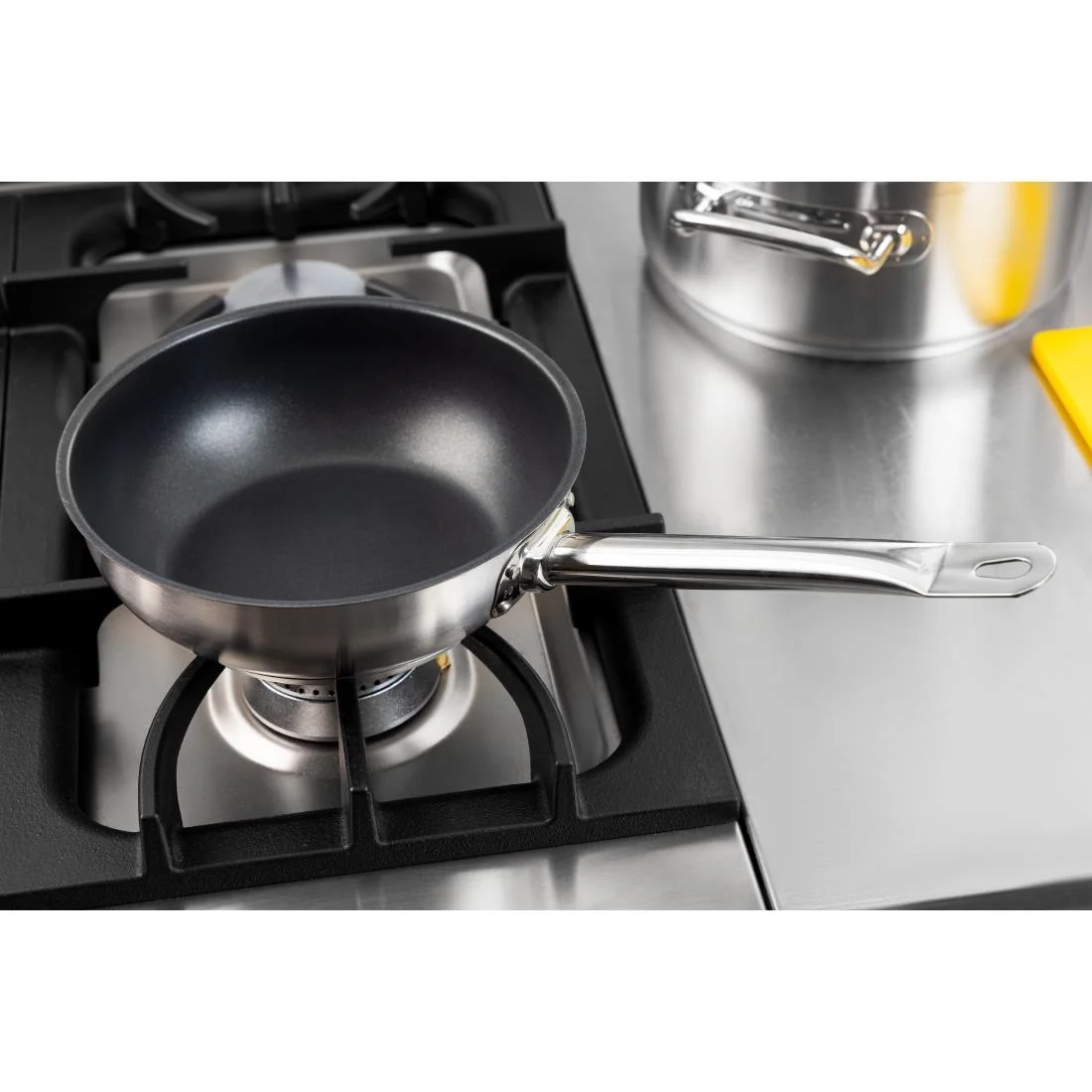 Vogue Stainless Steel Non-Stick Teflon Platinum Plus Sauté Pan 20cm - Image 7
