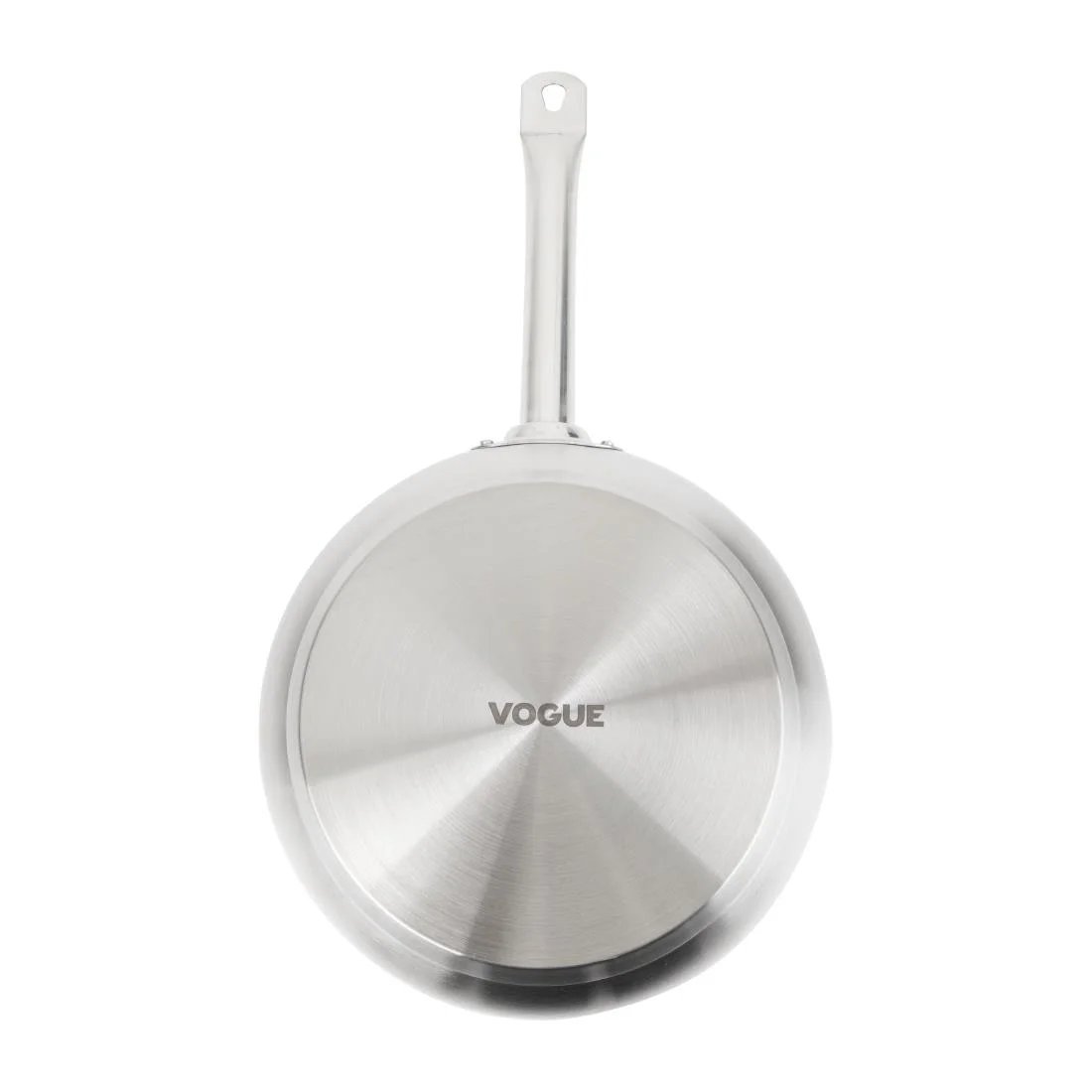 Vogue Stainless Steel Non-Stick Teflon Platinum Plus Sauté Pan 24cm - Image 6