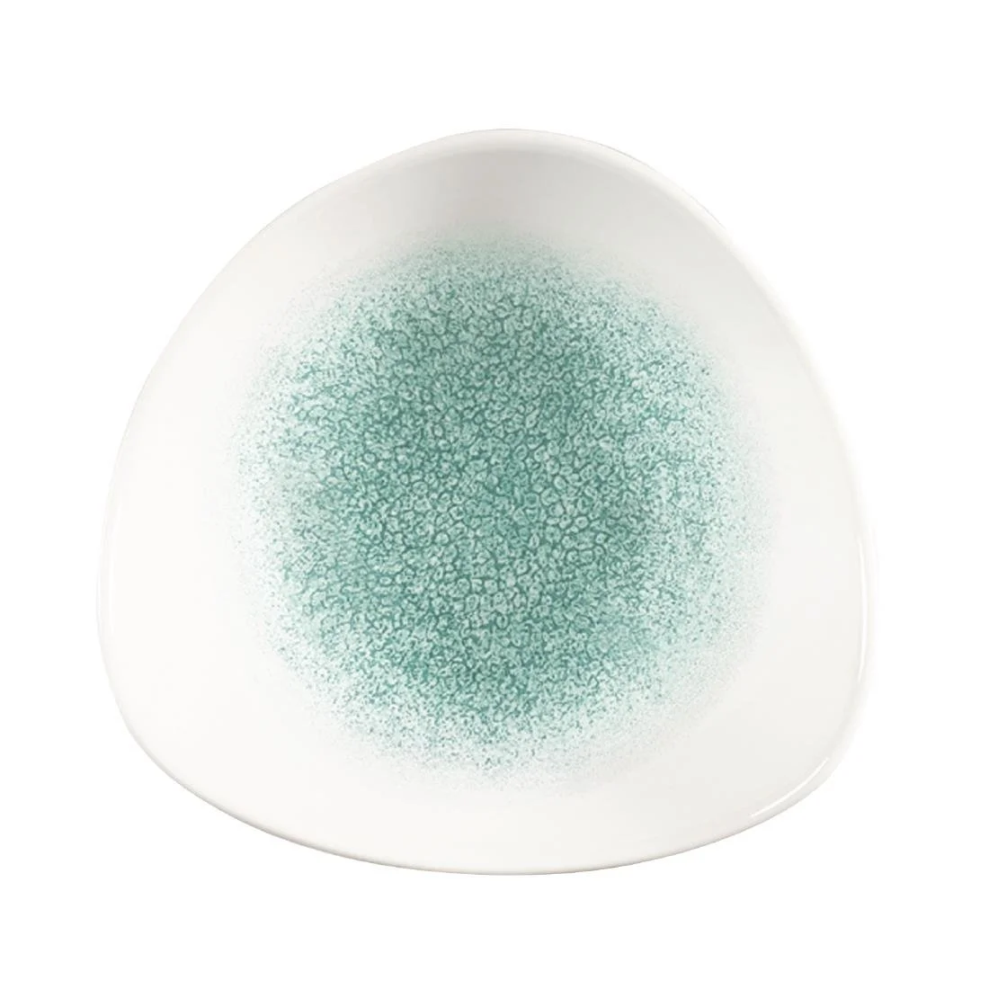 Churchill Studio Prints Raku Triangle Bowls Jade Green 185mm 370ml (12 Pack)