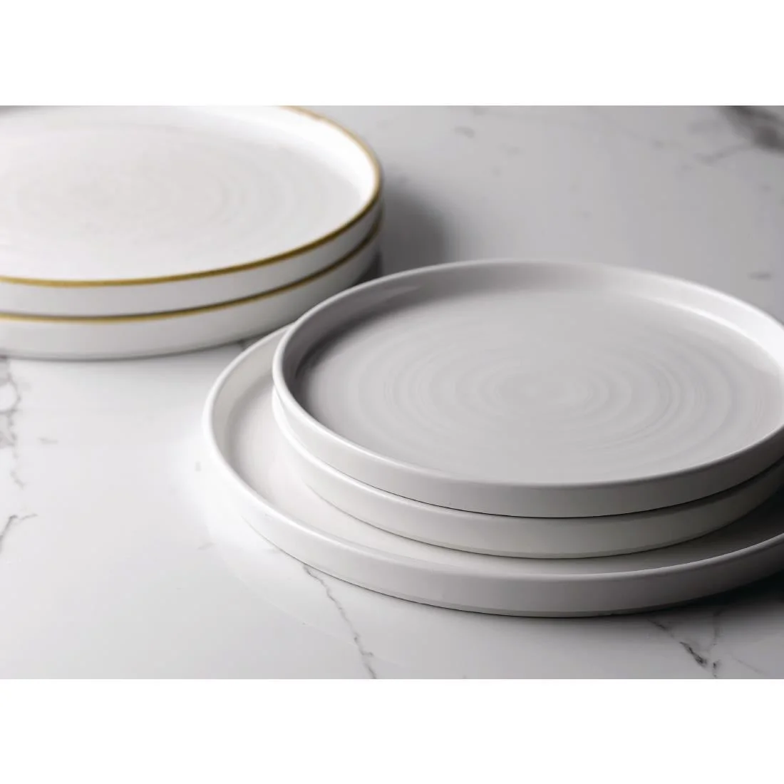 Churchill Stonecast Walled Chefs Plates Barley White 210mm (6 Pack) - Image 6