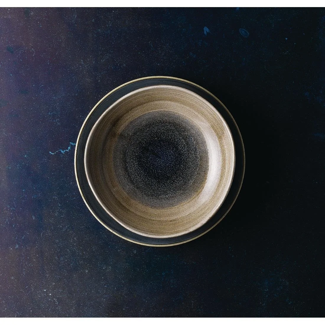 Churchill Stonecast Aqueous Organic Round Bowls Bayou Taupe 253mm (12 Pack) - Image 3