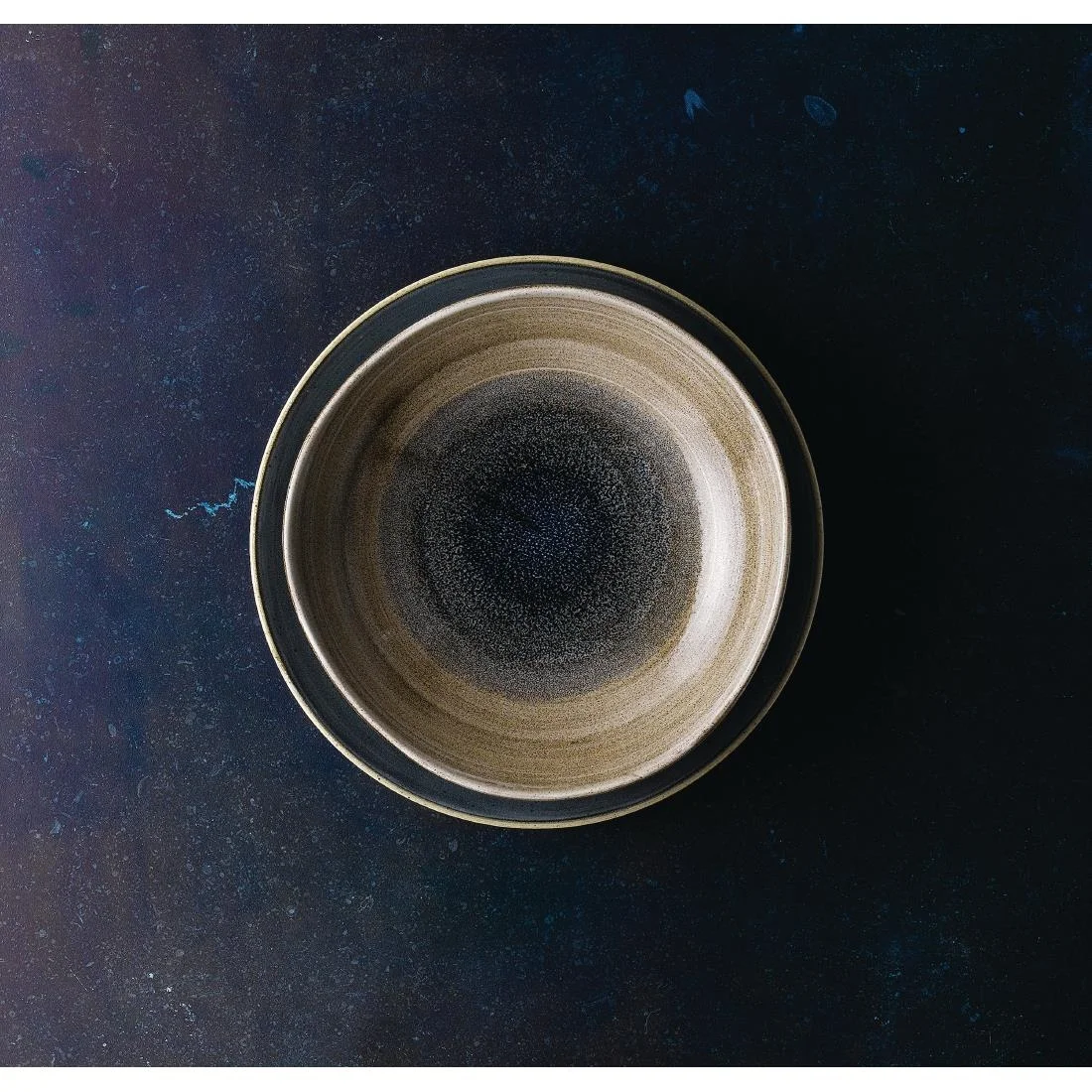 Churchill Stonecast Aqueous Organic Round Bowls Bayou Taupe 253mm (12 Pack) - Image 3