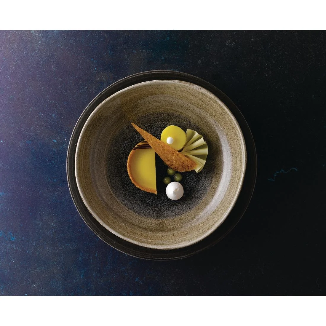 Churchill Stonecast Aqueous Organic Round Bowls Bayou Taupe 253mm (12 Pack) - Image 6