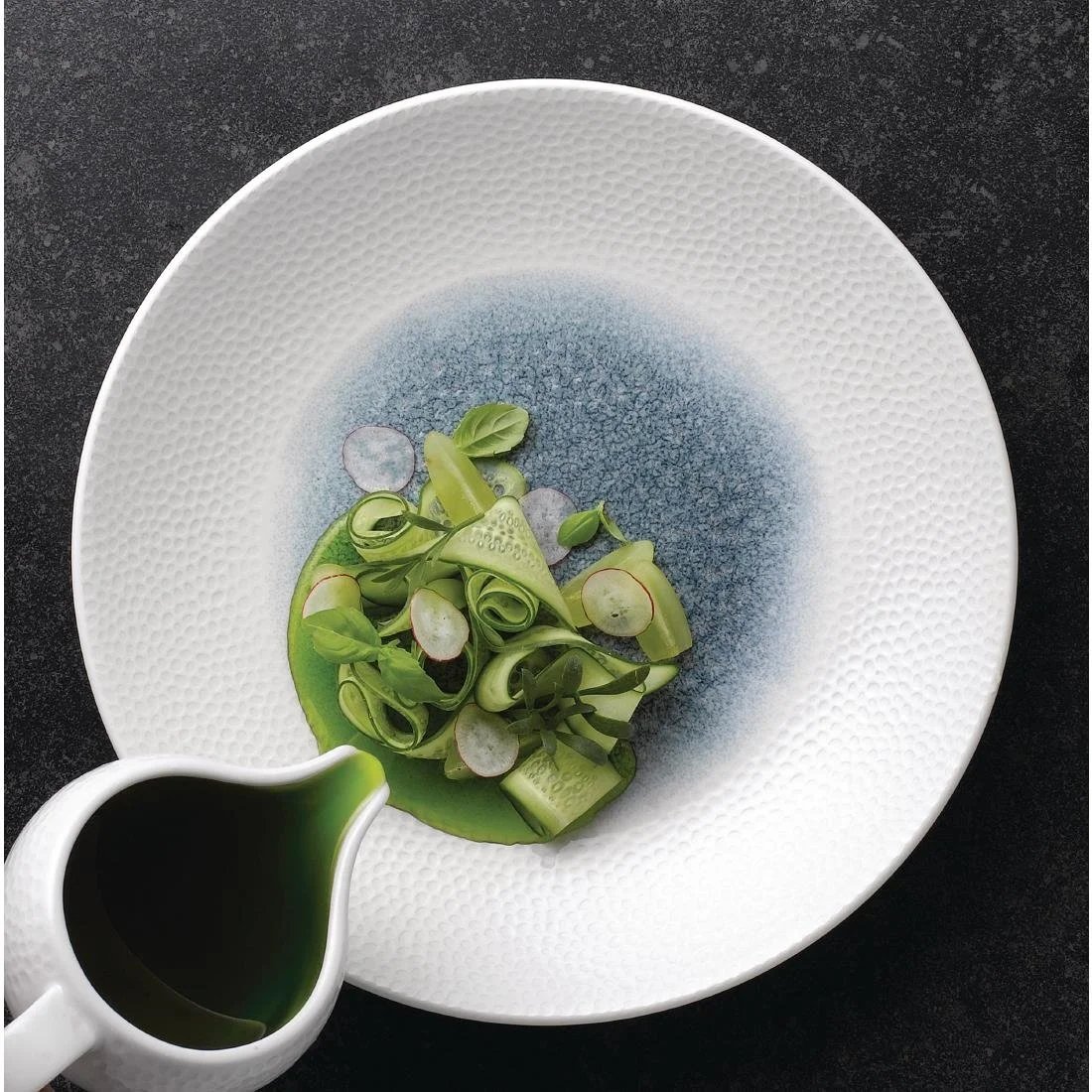 Churchill Isla Centre Print Deep Coupe Plates Topaz Blue 281mm (12 Pack) - Image 6