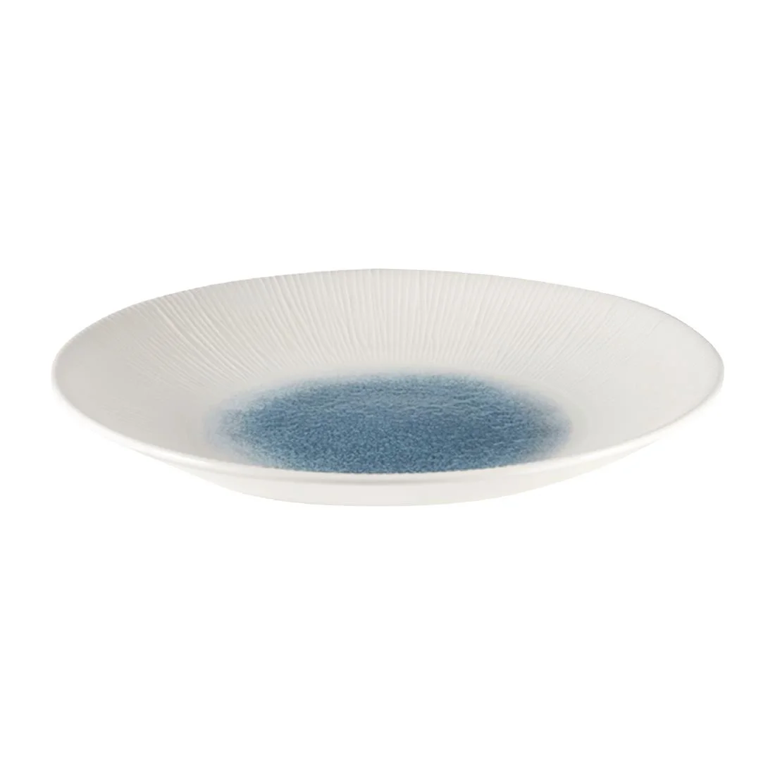 Churchill Bamboo Centre Print Deep Coupe Plates Topaz Blue 255mm (12 Pack) - Image 8