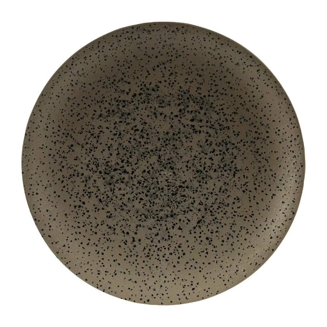 Churchill Menu Shades Caldera Coupe Plates Flint Grey 270mm (6 Pack) - Image 1