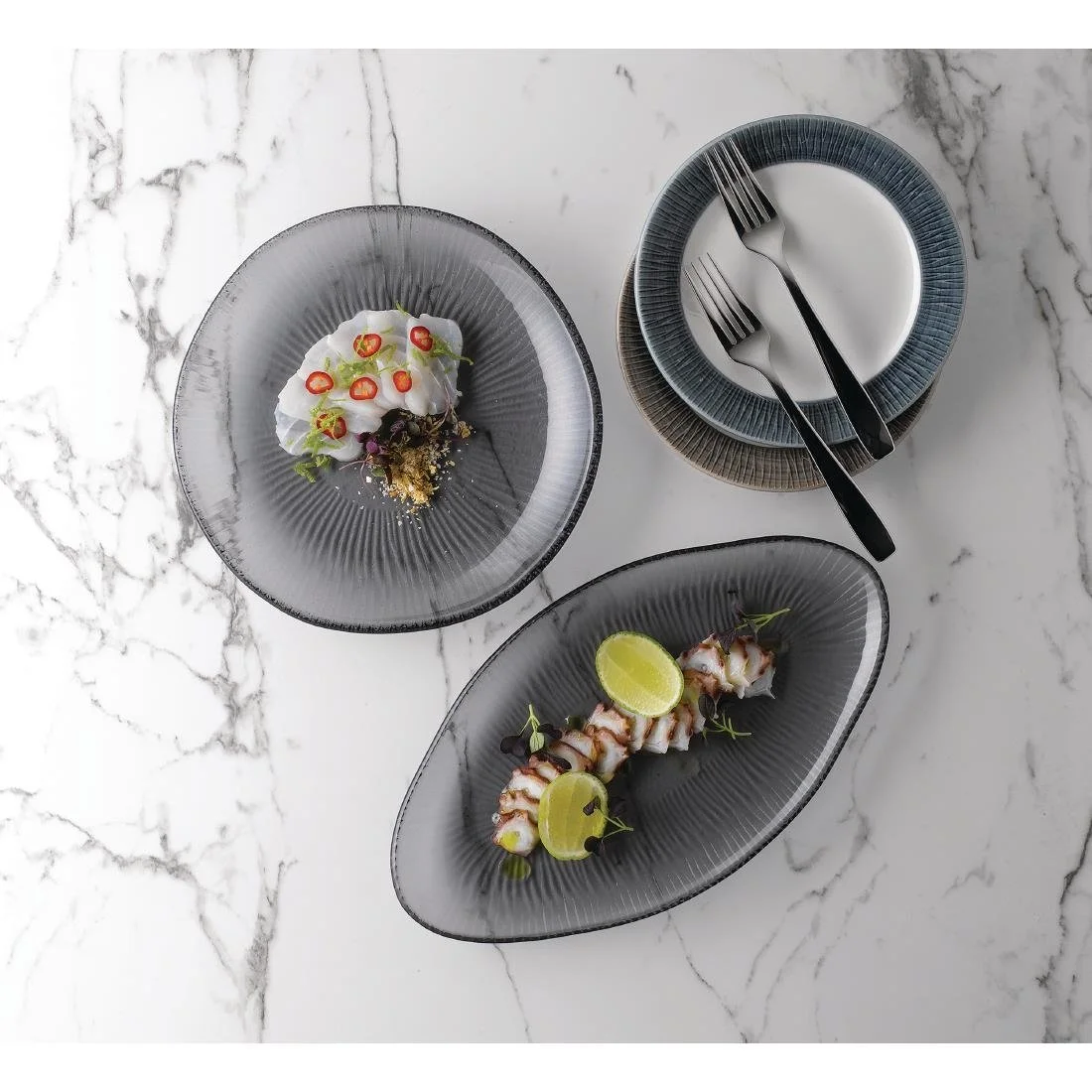 Churchill Bamboo Organic Glasses Bowls Dusk 170mm (6 Pack) - Image 7