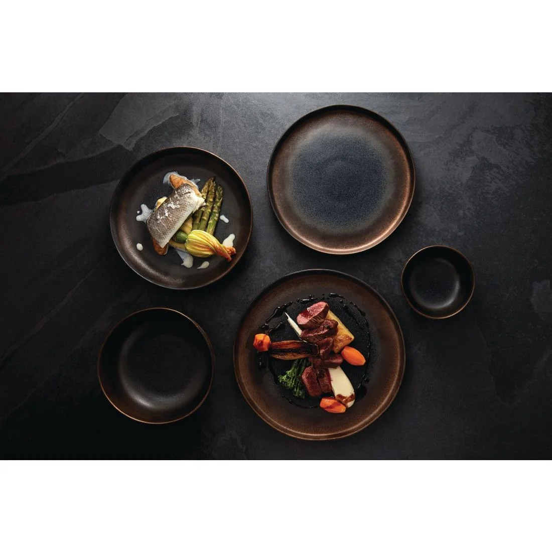 Olympia Ochre Flat Plates 260mm (6 Pack) - Image 10