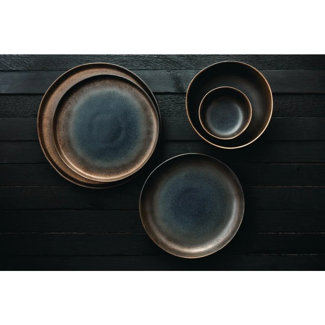 Olympia Ochre Flat Plates 220mm (6 Pack) - Image 2