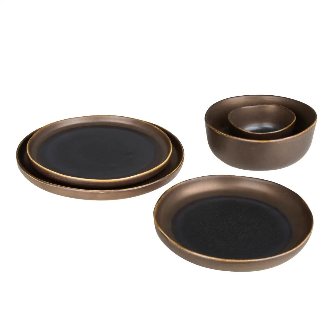Olympia Ochre Flat Plates 220mm (6 Pack) - Image 9